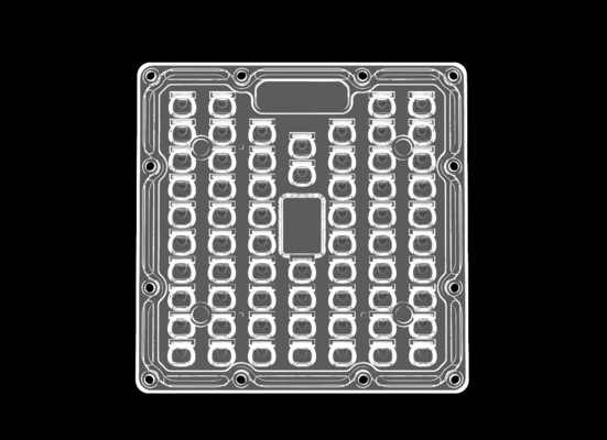 IP66は50W多導かれたレンズの対称的な形を防水する