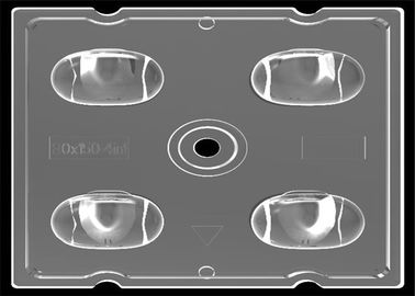 非対称的なLEDの街灯レンズの合計の内面反射モジュール レンズ