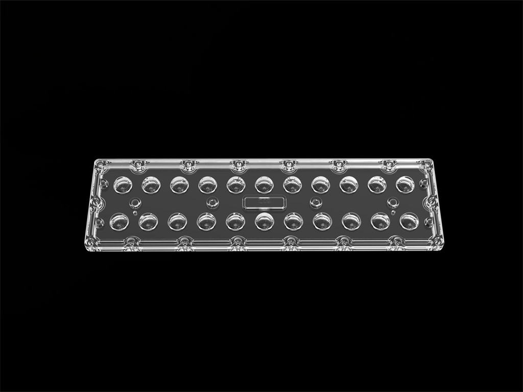 1枚のLEDの洪水ライト レンズの対称の60度LEDの街灯レンズに付きSMD7070 22枚
