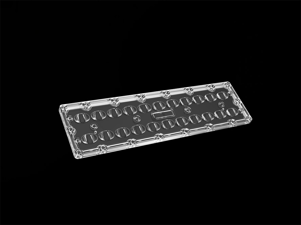 TYPEII-M LEDの街灯レンズSMD7070 22IN1 80*150の程度の高い発電LEDレンズ