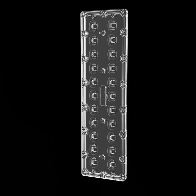 長方形LEDの街灯レンズSMD7070 22IN1 TYPE4Sレンズの高い発電LEDレンズ