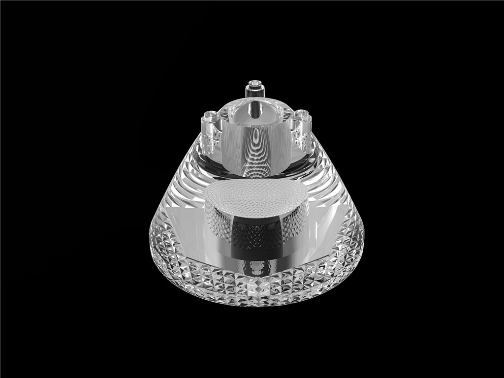 35*23.3mm IP66 防水 PMMA LED レンズ 均一な光分布のために