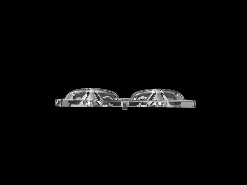 50*50mm 55*152度/TYPE2-VS 4 In 1 LEDライトレンズPC素材 LEDストリートライトモジュールSMD3535/5050LED