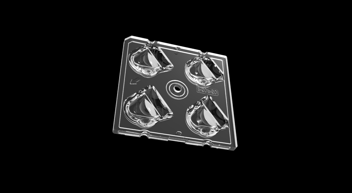 50*50mm 高伝導性 LED ストリートライト モジュール 4IN1 50度偏光レンズタイプとSMD5050 LED チップ