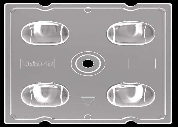 120程度SMD LEDレンズの対称の設計ボラード ライト3535のための水星無し