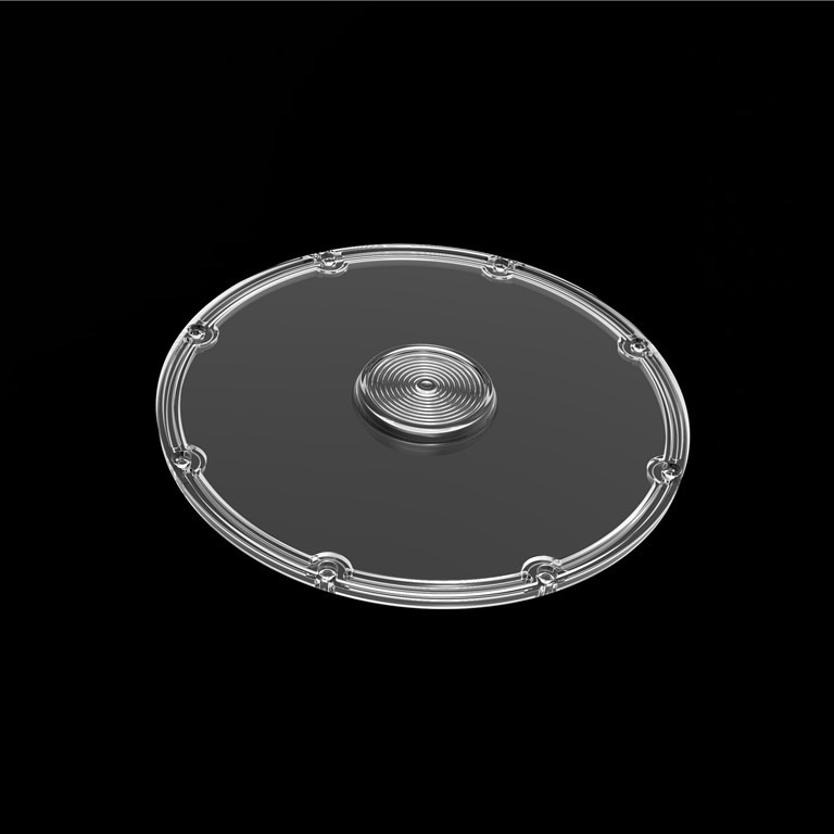 Φ206mm スパーク - ハイベイ UFO LED 光学レンズ 120 度 高電力産業用エリア照明