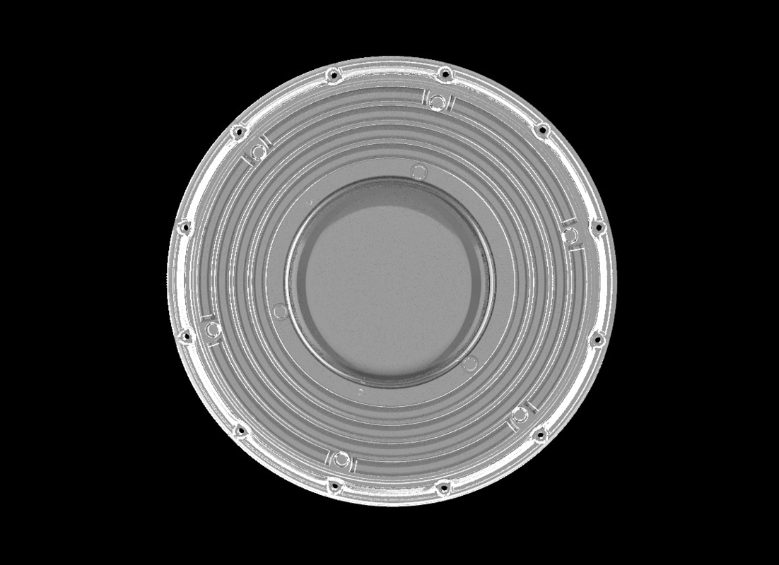 200W φ265mm SMD3030 PC Led UFO Bay Light With 90Degree Beam Angle IP66 保護レベル