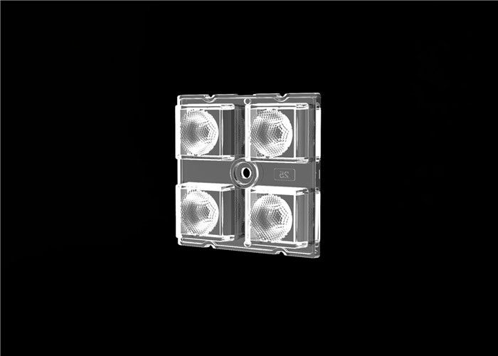 3535 / 25度のビーム角の1枚の洪水ライト レンズに付き5050のLEDレンズ4枚