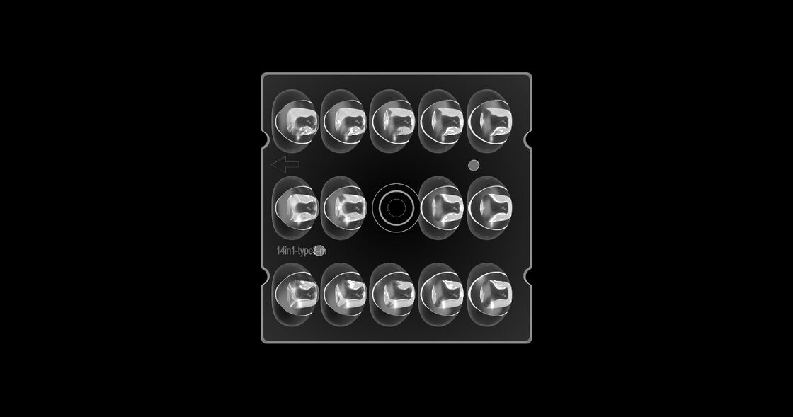 タイプ3車LEDの街灯の改良キット レンズ共通材料のプラスチック/シリコーン