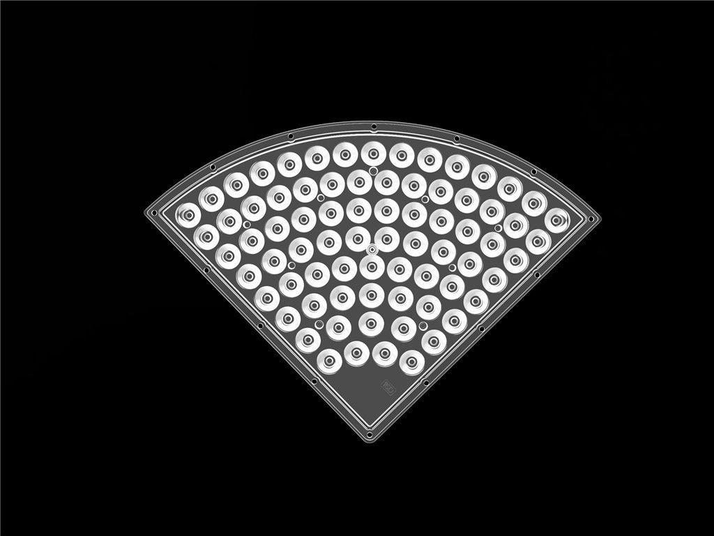 特別な形LEDレンズの反射器/LEDのストリップ レンズD235*H9.4mmのPC材料