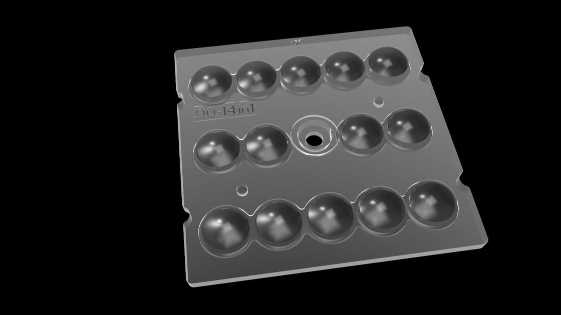 14 LEDの照明のための1 PMMAの光学に付き、トンネルの照明のための90度LEDレンズの配列