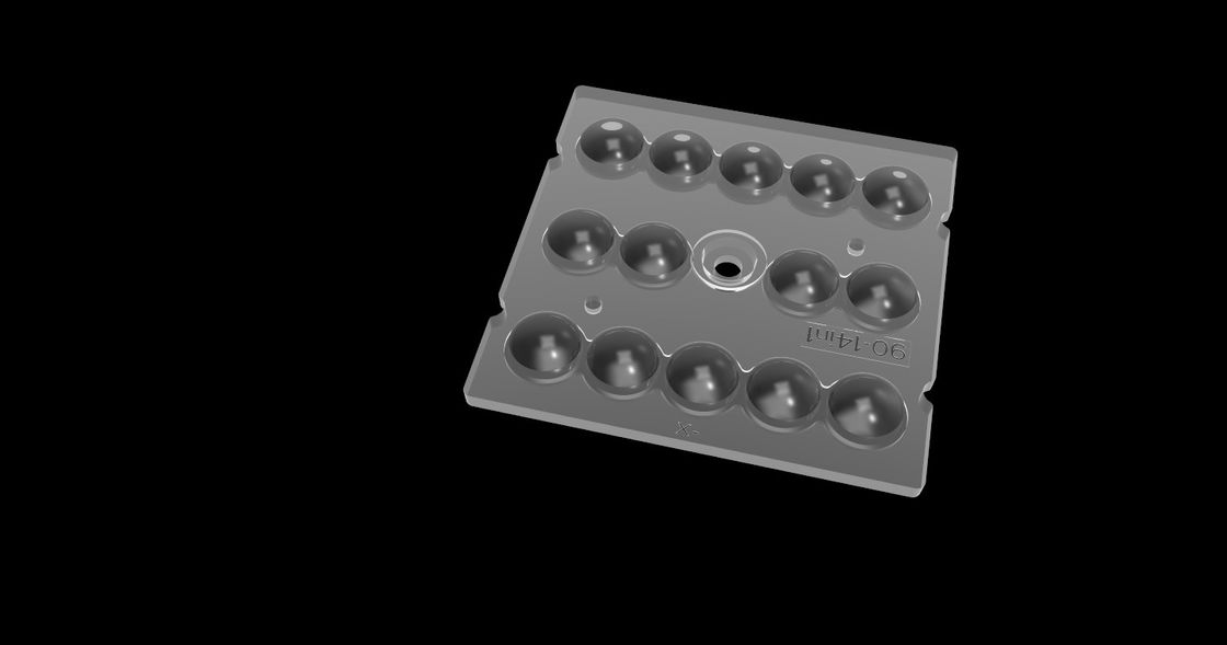 14 LEDの照明のための1 PMMAの光学に付き、トンネルの照明のための90度LEDレンズの配列